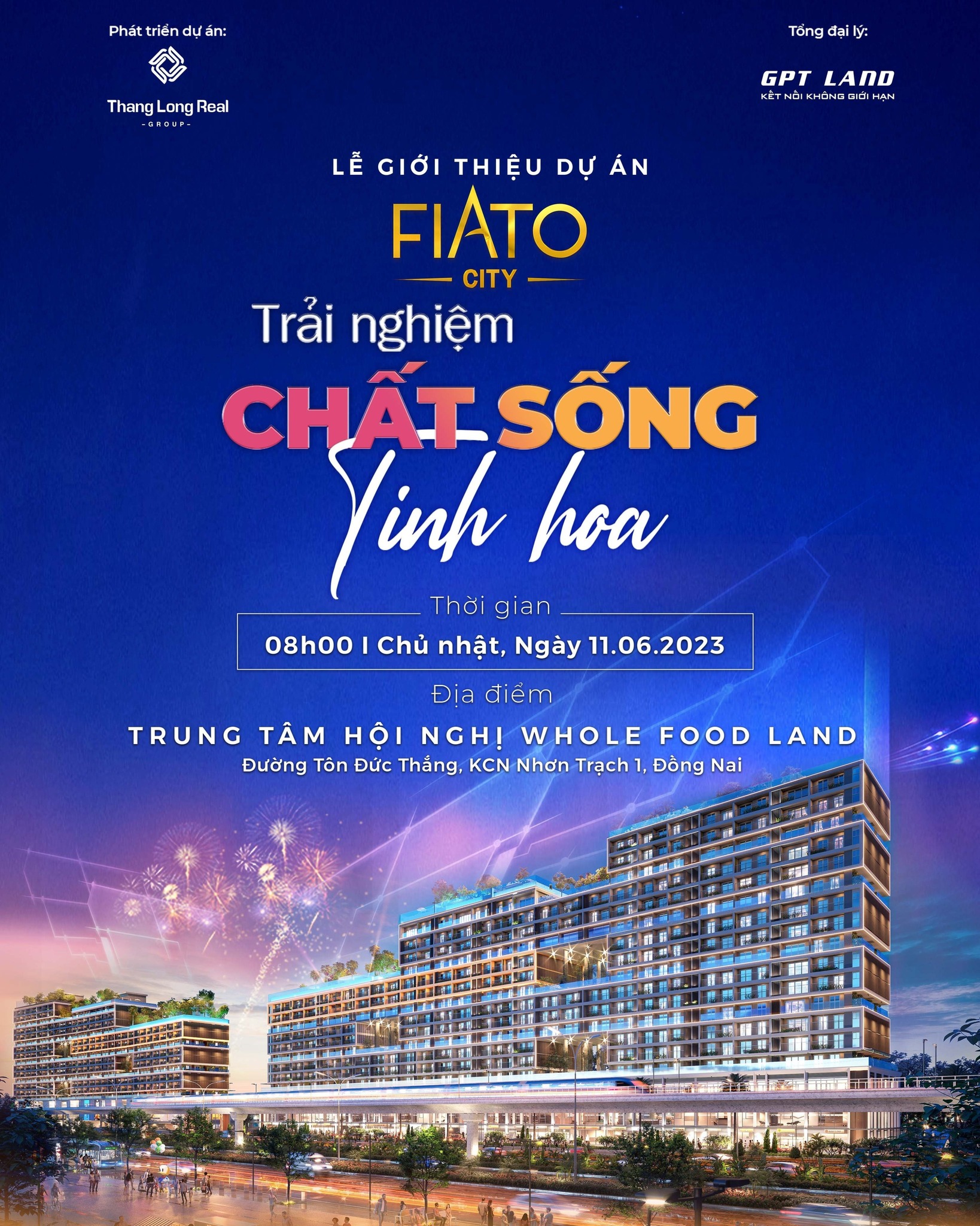 Lễ mở bán FIATO City Trải nghiệm chất sống tinh hoa - Kỷ nguyên mới cuộc sống đẳng cấp tại Nhơn Trạch