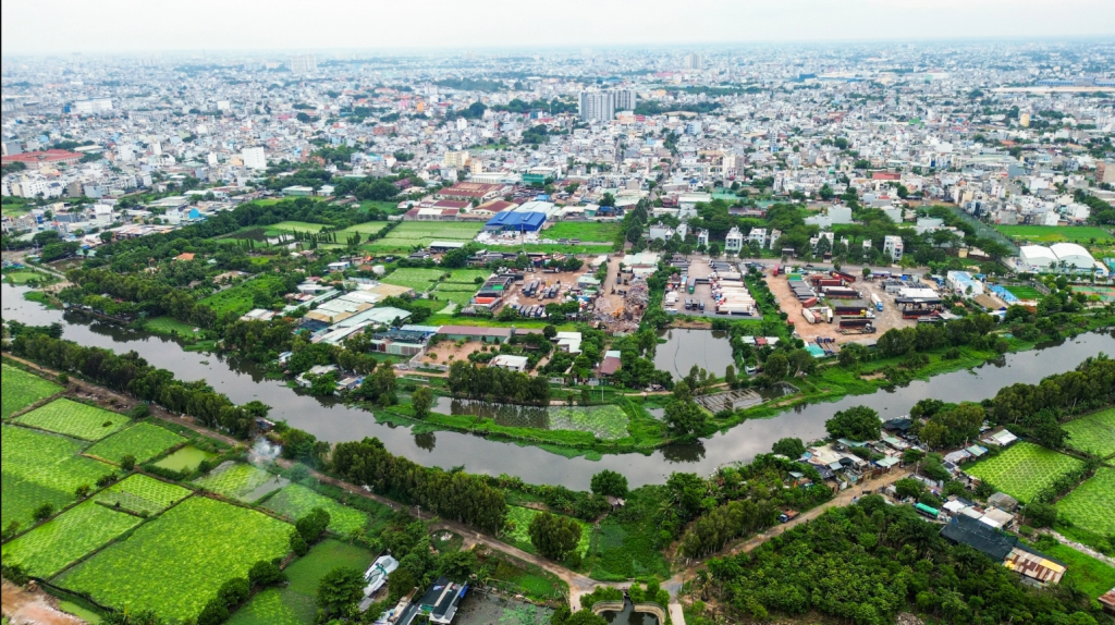 Khu vực quy hoạch công viên 150ha tại phường Thạnh Xuân, Quận 12, Tp.HCM