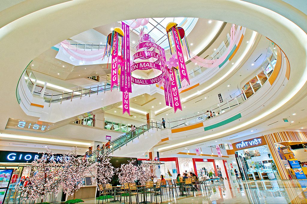 Khu trung tâm thương mại AEON MALL Bình Dương.