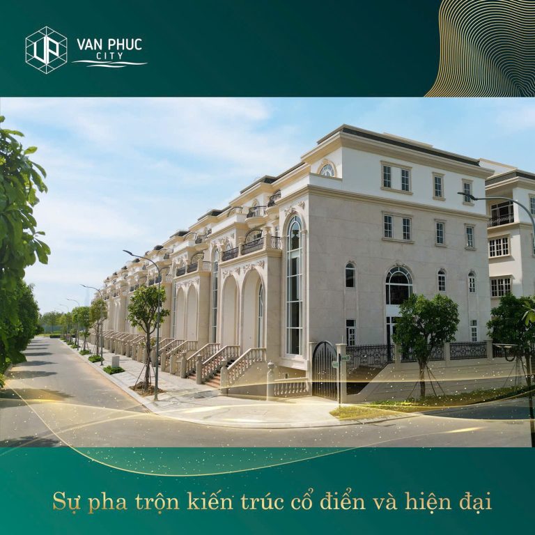 Bán căn Villa dãy đẹp nhất dự án Vạn Phúc City, view Hồ, Không Lỗi Phong Thủy. Giá 35 tỷ.